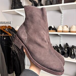 Guidi 788Z Back Zip Boots – Brown Suede – Size 45 – Brand New